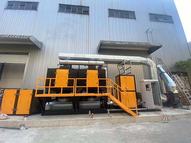 噴涂廢氣凈化催化燃燒設備