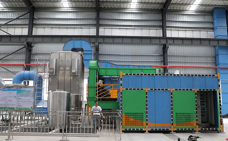 有機廢氣催化燃燒處理設備工程案例